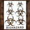 Biohazard Symbol Stencil for Graffiti Spray Paint - Perfect for Wood, Canvas, Paper, Fabric, Wall, and Furniture - Halloween Stencils, Graffiti St...