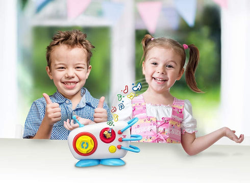 eKids Mother Goose Club Mini Boom Box Toy 7 Favorite Kids Songs Built in Silly Sound Effects & More Fun Easy to Use or Present...