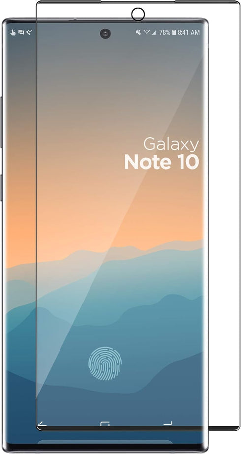 magglass Galaxy Note 10 Tempered Glass Screen Protector w/Fingerprint Display Compatibility - Anti Bubble UHD Clear Full Coverage Resistant Screen...