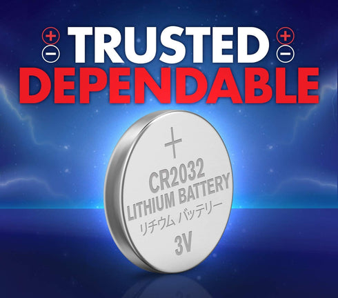 Powermax ACDelco CR2032 3V Lithium Coin Cell Battery, Watch and Electronics Button Batteries, Silver, 10 Count...