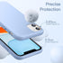 JETech Silicone Case for iPhone 11 (2019) 6.1-Inch, Silky-Soft Touch Full-Body Protective Case, Shockproof Cover with Microfiber Lining (Light Blu...