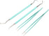 MUZOCT 4Pcs Vinyl Weeding Tool Kits, Stainless Steel Weeder,Hook,Pick,Tweezers Crafting Set Packed with Case...