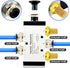 TAILONZ PNEUMATIC 3/8"NPT 5 Way 2 Position Air Hand Lever Operated Valve Pneumatic Solenoid Valve Manual Control Push-Pull 4R310-10...