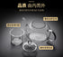Glass Teapot 20oz with Infuser,Borosilicate Kettle Set Tea Pot for Loose Tea, Flowering Teas,Stovetop and Microwavable Safe(600ml)...