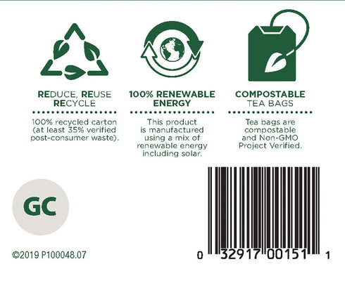 Traditional Medicinal Organic Ginger with Chamomile Tea - 16 Bags...