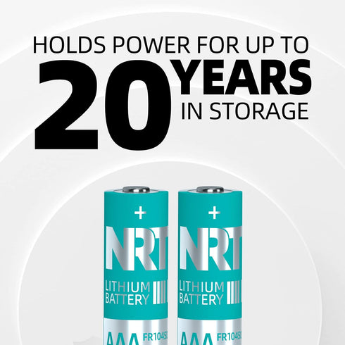 NRT AAA Batteries 10 Pack Triple A, 1.5V 1200mAh Longer Lasting Power AAA Lithium Batteries, Non-Rechargeable...