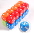 16MM Standard 6 Sided Dice Set, 50 Pieces Colorful Dice for Board Games, Classroom Math Bulk Game Dice, Make Entertainment More Exciting...