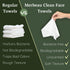 Clean Facial Towels for Sensitive Skin, 100% Biobased Face Towels, 50 Count, Ultra Soft, Makeup Remover Dry Wipes...