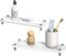 Instant Dry Bathroom Kitchen Sink Organizer, Diatomite Stone Drying Tray for Soap Dispenser, Sponge Brush and Toothbrush Cup, Countertop Fast Dryi...