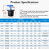 Mechanical Test, Seal & Cleanout Pipe Plug, 2-1/16" to 2-9/16" Expandable Rubber Plug Sewer Cleanout Cap Cover for DWV Testing, Boat Handle Drain ...