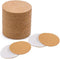 80 Pack Self-Adhesive Round Cork Coasters - 3.54 INCH Circle Cork Backing Sheets Mats and DIY Crafts Supplies...