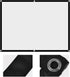 72 Inch Portable Foldable White Projector Curtain Projection Screen 4:3 Portable Movies Screen for Projector Home Theater Outdoor (72Inch)...