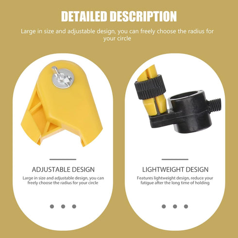 Teaching Compass Plastic Whiteboard Compass Drawing Math Geometry Tool Large Circle on Teacher Aids for Drafting Woodworking Demonstration Compass...