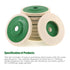 Keadic 10 - Piece 100mm Wool Felt Disc Polishing Buffing Wheel Pad Bore Dia...