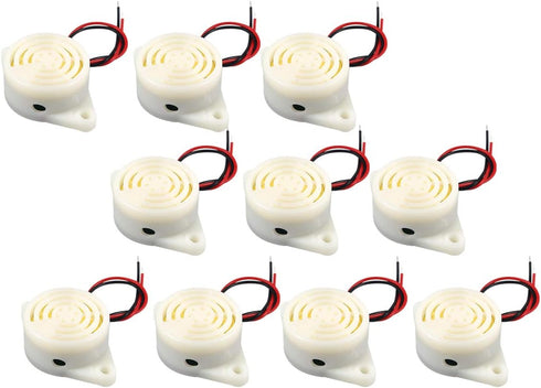 10PCS 95DB Alarm Buzzer SFM-27 High-Decibel 3-24V 12V Electronic Buzzer Beep Alarm Continuous Beep...