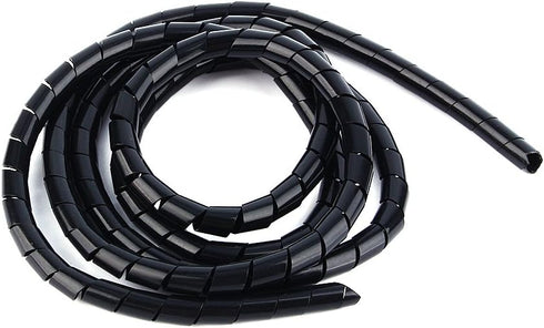 Yosoo Spiral Cable Wrap, 6mm/1/4" Black, 2M (6.56ft) Cable Organizer...