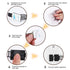 Adhesive Cable Management Clips, 100Pcs Adjustable Nylon Cable Strap Ties Wire Clips Clamps Organizer with Strong Adhesive Tape, Extra Screw & Hol...