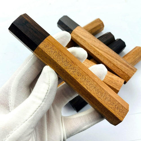 1PC Japanese-style Kitchen Knife Handle Octagonal Handles Safflower Knives Material...