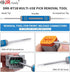JRready ST6327-4 Deutsch 4 Pin DT Connector Kit, Gray Waterproof DT Connector 4 Pin(5 Pairs), Size 16 Stamped Contacts for Truck, Motorcycle, Off-...