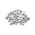 MECCANIXITY Ball Chain Connector Clasps, Stainless Steel Replacement Cord Connector Fit for 1.5/2/2.4/3.2/4mm Beaded Ball Chain, Silver Pack of 10...