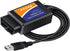 ELM327 USB Adapter OBD2 Scanner for Windows, ELMconfig FoCCCus Diagnostic Scan Tool with MS-Can/HS-Can Switch for Ford Lincoln Mazda Mercury Serie...