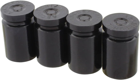 TOMALL Tire Valve Stem Caps Black Bullet Shell for Motorcycles Vans ATV...