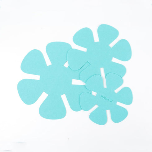 HAWOK Pot/Pan Protectors-Set of 3 Diamenter 8 inch 10inch 12inch Malachite Green...