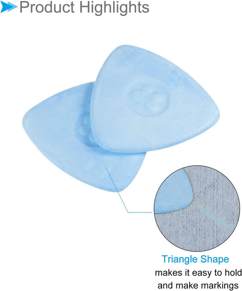 CoCud Triangle Tailors Chalk, Sewing Mark Chalks Sewing Fabric Chalk Markers Marking Tracing Tools Sewing Supplies Accessories - (Applications: fo...