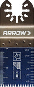 Arrow OSCELEC1-EK 4-Piece Oscillating Tool Accessory Kit for Drywall, PVC, Wood, Includes 2 Japanese Tooth Blades, 1 Standard Blade and 1 Titanium...