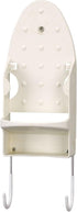 Household Essentials 166-1 Iron Wall Mount with Attached Ironing Board Hooks,White...