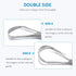 2-Pack Tongue Scraper, 100% Useful Surgical Stainless Steel Tongue Cleaner for Both Adults and Kids, Professional Reduce Bad Breath Metal Tongue S...