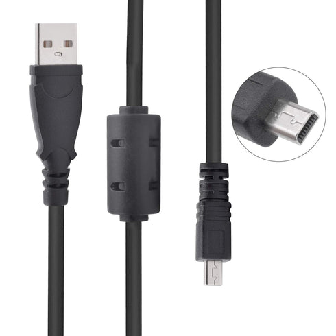 Alitutumao Replacement USB Charger Cable Photo Transfer Cord Compatible with Panasonic Lumix Camera DMC-G7 ZS40 ZS50 TS30 SZ3 TZ8 TZ11 TZ15 TZ24 a...