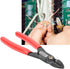 Handheld Crimping Pliers, 18cm / 7.1in 4 in 1 Multi Purpose Cable Stripper Professional Electrical Cable Stripping Automotive Wire Crimping Tool W...