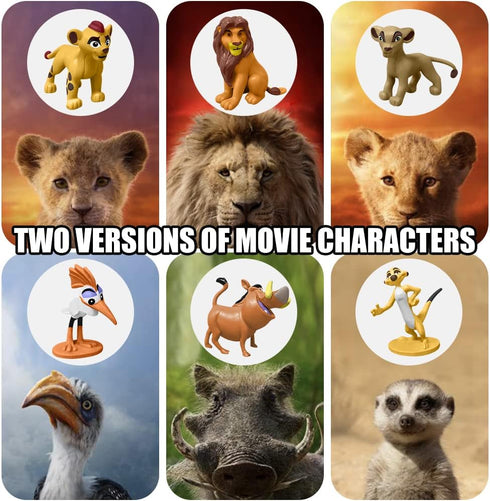 12-Pc Mini Animal Action Figures, Collectible Toys for Kids, Perfect for Cake Toppers & Desktop Decorations...