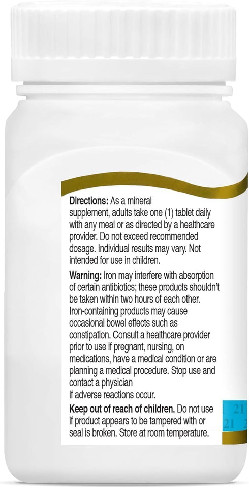 21st Century Slow Release Iron Tablets, 60 Count PACK OF 2 - Packaging May Vary...