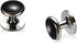 Men's Tuxedo Shirts Round Cufflinks and Studs Set For Business Wedding Black and Sliver...
