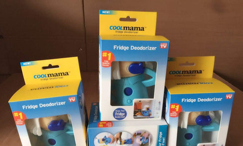 Chilly Mama Baking Soda Fridge And Freezer Odor Absorber & Freshener Holder, Blue...