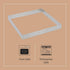 de Buyer Perforated Square Tart Ring - 8” x 8” x 0.8” - Perfect for Baking Beautifully Crisp Tarts - Easy to Use & Clean - Made in France...
