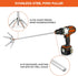 onlyfire 4 Inch Stainless Steel Pork Puller Used with Standard Hand Drill...