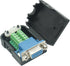 HDB15 3+6 HDMI Female to VGA Female D-SUB 15 Pin Terminal Connector DB15 Adapter 3Row 15Pin to Terminal Breakout Board Connectors with Case......