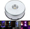 4" LED Rotating Display Base for Crystals Glass Art, Colorful Light Rotating Crystal Display Base Stand, Cup Display Stand Turner for Tumbler Cup...