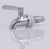 Replacement Spigot Spout for Beverage Dispenser, Solid Stainless Steel Water Dispenser Replacement Faucet with Anti-Clogging Cap Polished Finished...