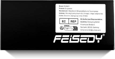 FEISEDY Classic Womens Elegant Polarized Sunglasses Ladies Wide Square Sunglasses Shades B2683...