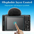 Screen Protector for Sony ZV-1F Vlog Camera & Lens Cap Cover 0.3mm 9H Hardness Tempered Glass Cover Anti-Scrach Anti-Fingerprint Anti-Dust Anti-Bu...