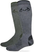 Team Realtree Men's All Season Over The Calf Tall Boot Socks 2 Pair Pack, Olive/Black, Large...