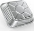 WANBAO 30 Pcs Disposable Aluminum Tin Foil Baking Pans Bakeware Square 8'' X 8'' X 2'' Inch Meal Prep for Catering, Baking Cakes, Breads, Brownies...