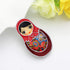 Russian Doll Brooch Lapel Scarf Pin for Women Girls, Enamel Ethnic Matryoshka Gift, Bag Badges Clothing Decoration Jewelry...