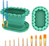 Paint Brush Cleaner Rinse Cup (All-in-One), Foldable Brushes Holder & Brush Cleaning Cup for Acrylic, Watercolor, and Water-Based Mediums, for Fin...