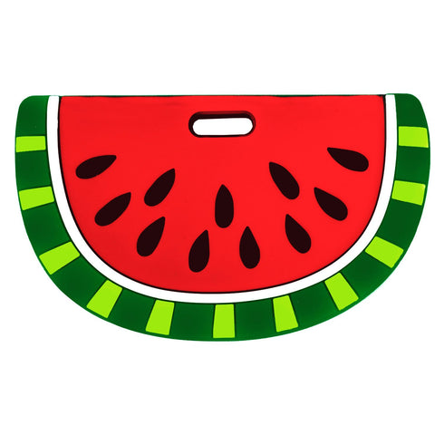 Watermelon Fruit Teethers for Babies BPA Free Freezer Happy Baby Food Teether Infant Toddler Silicone Teething Toy | Fruit Silly Chew Toy...