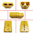 175 Amp Connecteur 600 V Plug Battery Connector 175A Battery Power Connector (Yellow, 1/0AWG)...